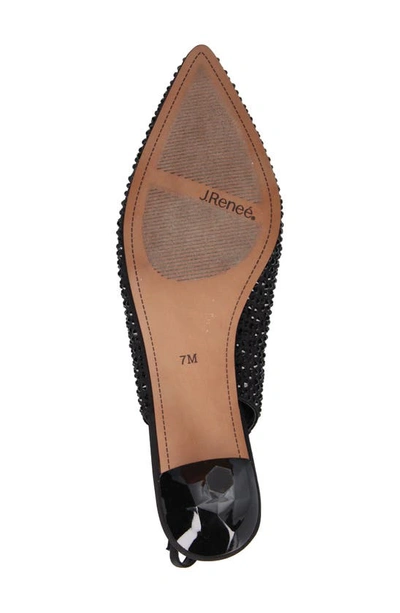 J. Reneé Ferryanne Pointed Toe Slingback Pump In Black