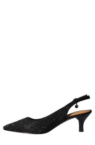 J. Reneé Ferryanne Pointed Toe Slingback Pump In Black