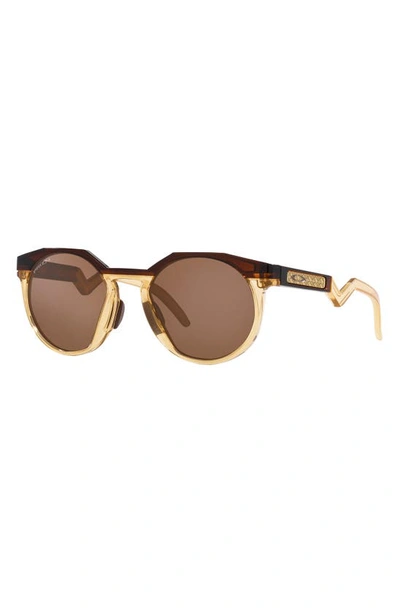 Oakley Womens Brown Oo9242 Round-shape Tortoiseshell Acetate Sunglasses