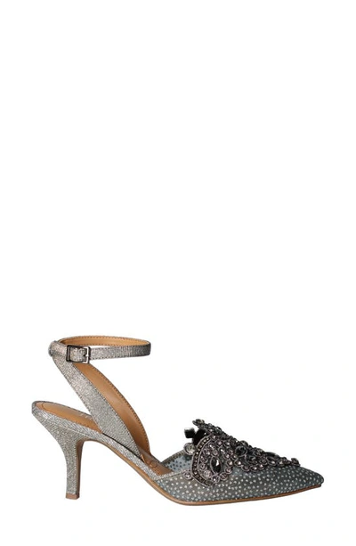 J. Reneé Desdemona Pointed Toe Pump In Pewter