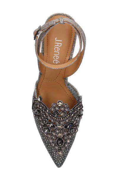 J. Reneé Desdemona Pointed Toe Pump In Pewter