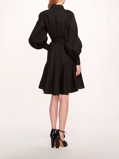 Shop Marchesa Disa Mini Dress In Black