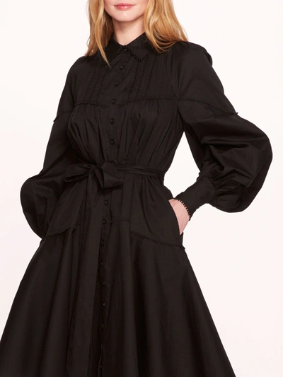 Shop Marchesa Disa Mini Dress In Black