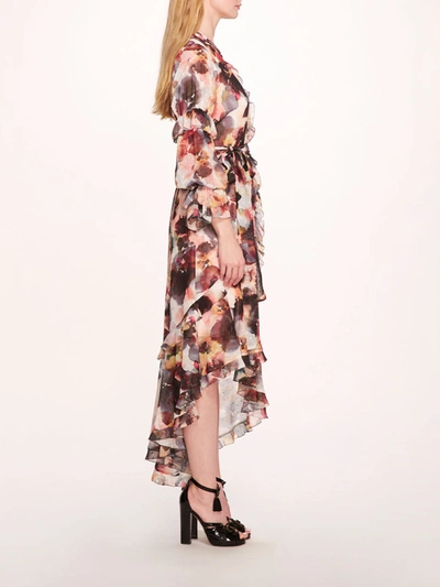 Shop Marchesa Oleander Maxi Dress In Ink Multi