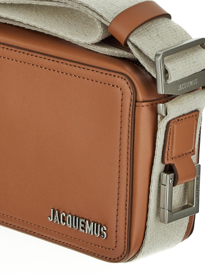 Shop Jacquemus Le Cuerda Horizontal Crossbody Bag In Brown