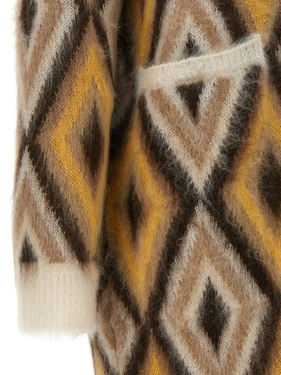Shop Etro Jacquard Cardigan Sweater, Cardigans Multicolor
