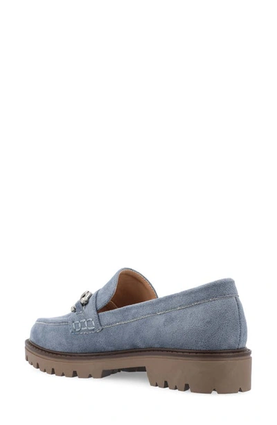 Shop Journee Collection Jessamy Lug Loafer In Blue