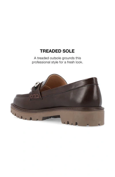 Journee Collection Jessamy Lug Loafer In Brown
