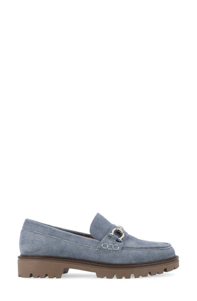 Shop Journee Collection Jessamy Lug Loafer In Blue