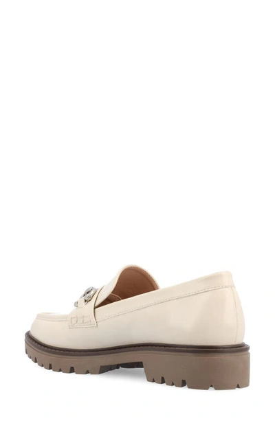 Journee Collection Jessamy Lug Loafer In Off White