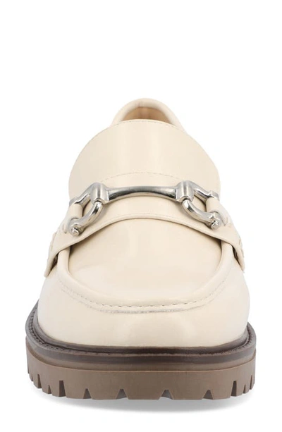 Journee Collection Jessamy Lug Loafer In Off White