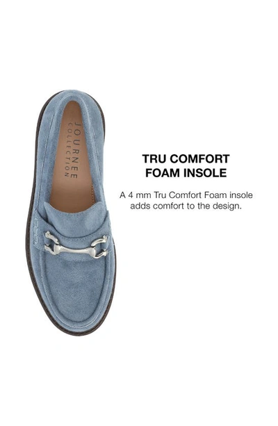 Shop Journee Collection Jessamy Lug Loafer In Blue