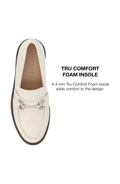 Journee Collection Jessamy Lug Loafer In Off White