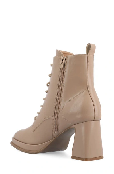 Journee Collection Kalandi Bootie In Taupe