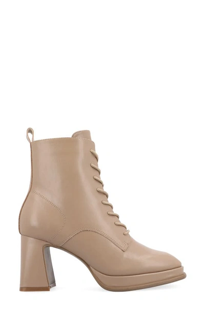Journee Collection Kalandi Bootie In Taupe