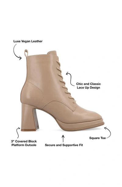 Journee Collection Kalandi Bootie In Taupe
