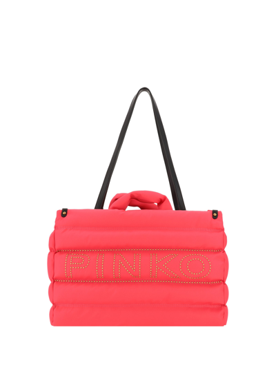 Shop Pinko Shopper Shoulder Bag In Pink