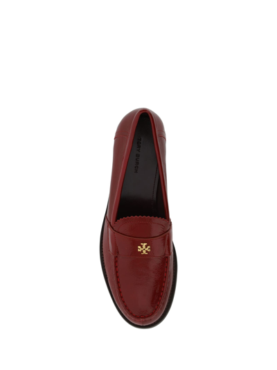 Shop Tory Burch Loafers In Crimson Red