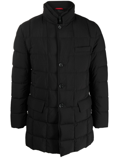 Shop Fay Black Down-feather Jacket In Nero