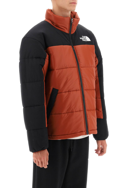 Shop The North Face Himalayan Light Puffer Jacket In Brandy Browntnf Black (brown)