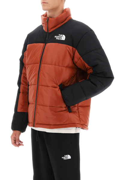 Shop The North Face Himalayan Light Puffer Jacket In Brandy Browntnf Black (brown)