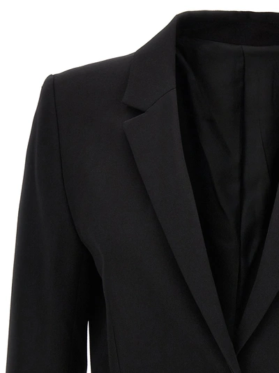 Shop Rabanne Single-breasted Blazer Jackets In Black