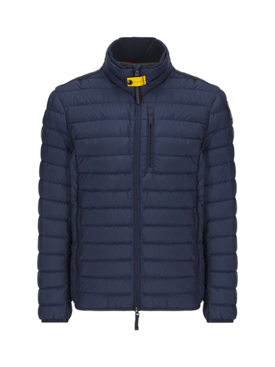 Shop Parajumpers Quilted Zipped Jacket In Blue