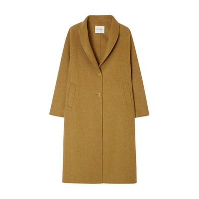 Shop American Vintage Coat Dadoulove In Camel_melange