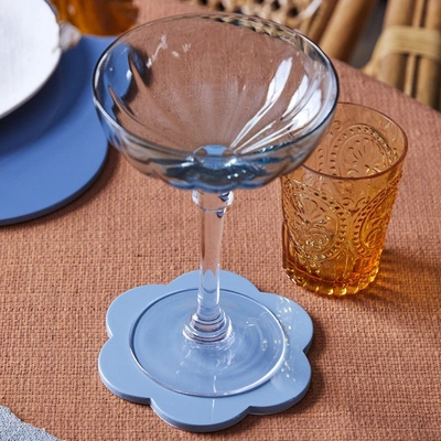 Addison Ross Trade Uk Chambray Blue Coasters – Set Of 4