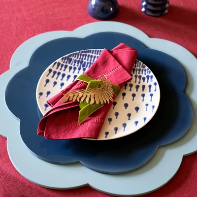 Addison Ross Ltd Uk Navy Lacquer Placemats - Set Of 4