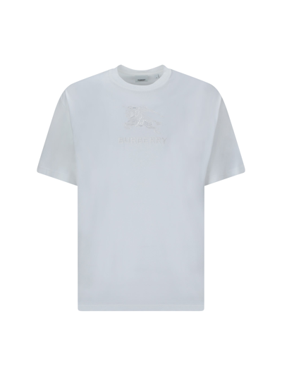 Shop Burberry Tempah T-shirt  Clothing White