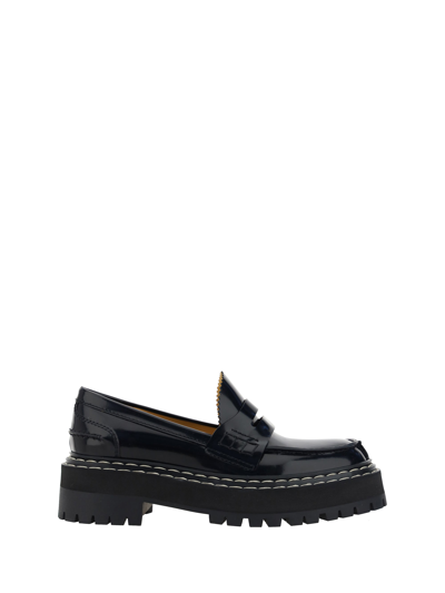 Shop Proenza Schouler Loafers  Shoes Black