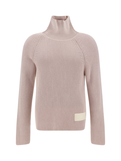 Shop Ami Alexandre Mattiussi Turtleneck Sweater Ami Paris Clothing Pink