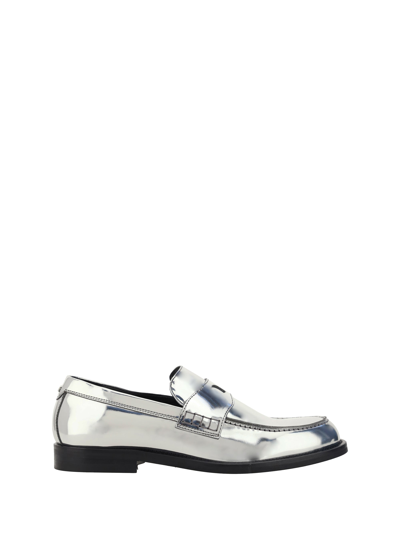 Shop Gcds Loafers  Shoes Silver