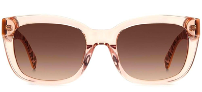 Shop Kate Spade Tammy S Square Frame Sunglasses In Brown