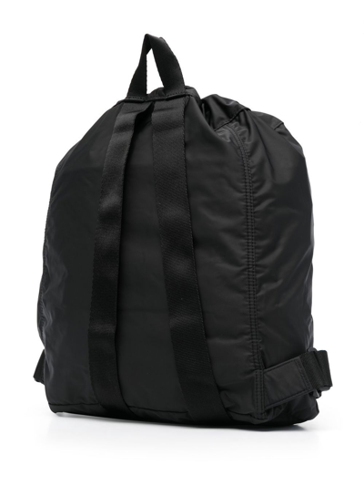 Shop Adidas By Stella Mccartney Logo Print Backpack In Black
