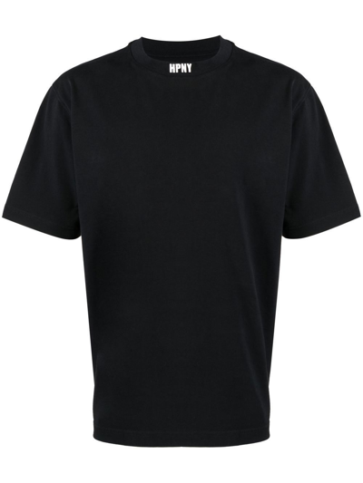 Shop Heron Preston Logo Cotton T-shirt In Black