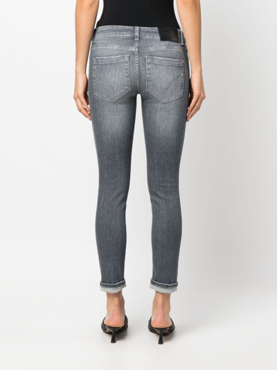 Shop Dondup Monroe Skinny Fit Denim Jeans In Blue