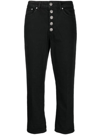 Dondup Black Nima Trousers In Black