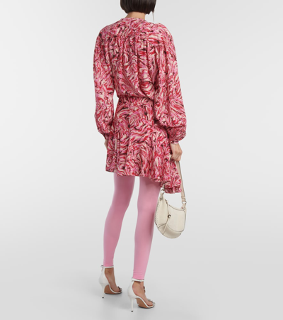 Isabel Marant Fibby Sheer Leggings In Pink