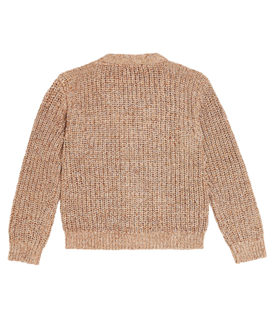 Shop Scotch & Soda Cotton-blend Cardigan In Beige