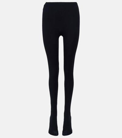 Shop Balenciaga Anatomic High-rise Pants In Black