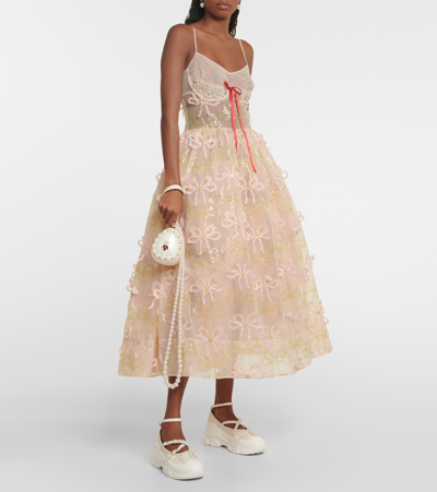 Simone Rocha Egg Mini Crossbody Bag In Red