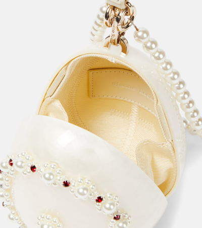 Simone Rocha Egg Mini Crossbody Bag In Red