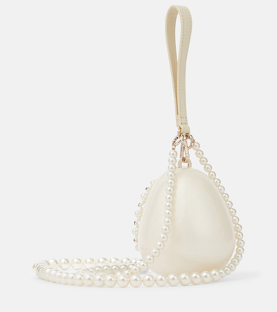 Simone Rocha Egg Mini Crossbody Bag In Red