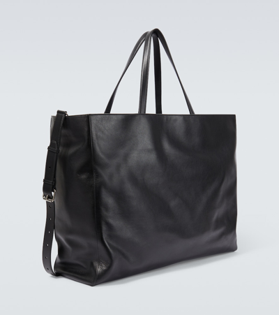 Shop Balenciaga Passenger Xl Leather Tote Bag In Black