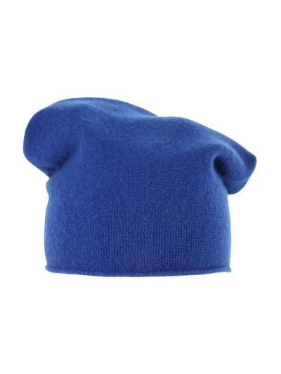Shop About Cashmere Beanie Accessories In Blue