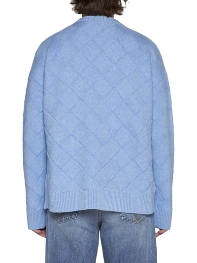 Shop Bottega Veneta Sweaters In Blue
