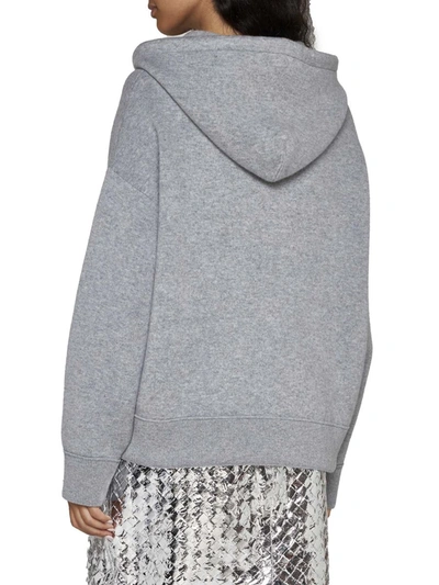 Shop Bottega Veneta Sweaters In Light Grey Melange