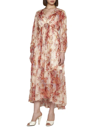 Shop Zimmermann Dresses In Cream Floral